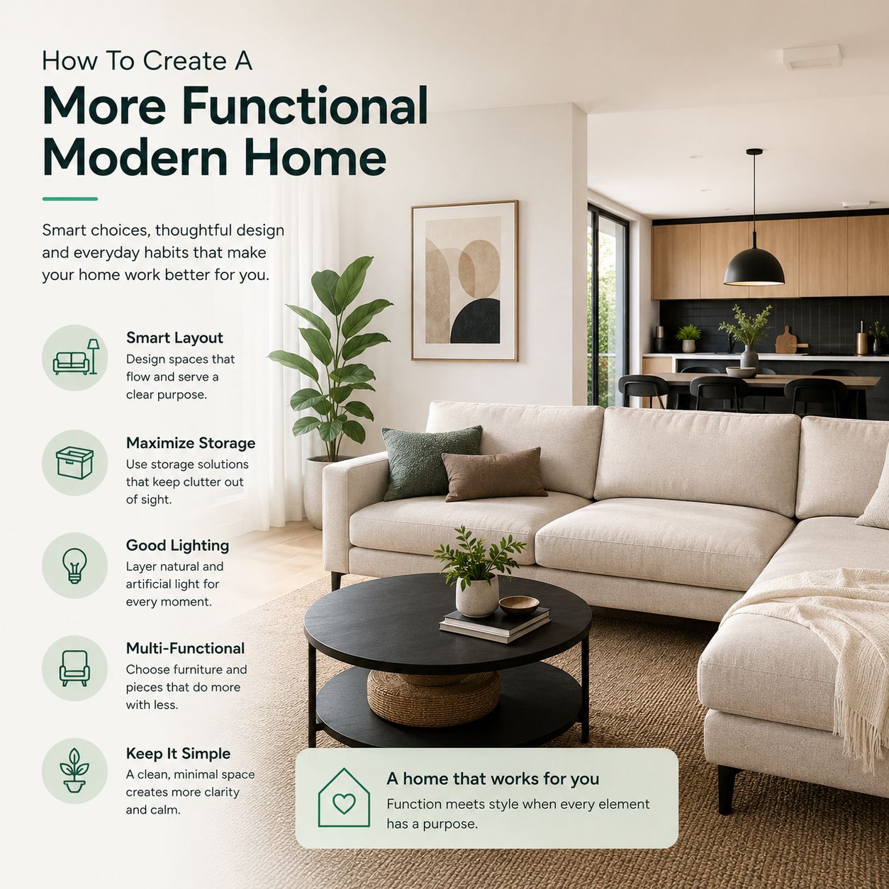How To Create A More Functional Modern Home