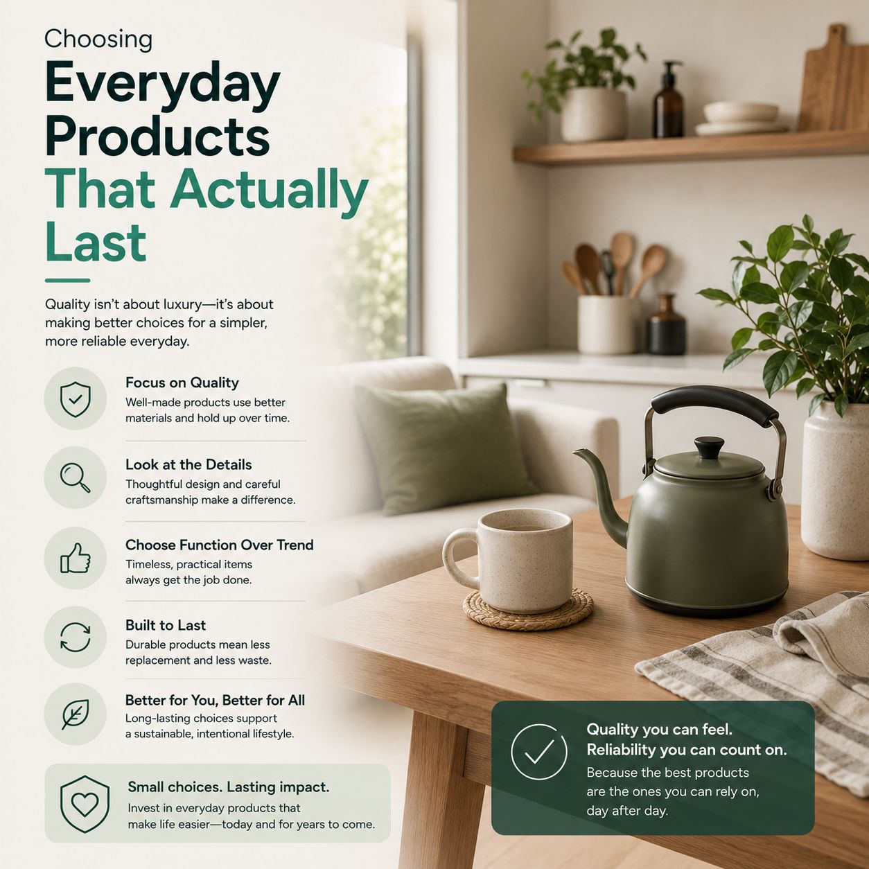 Choosing Everyday Products That Actually Last